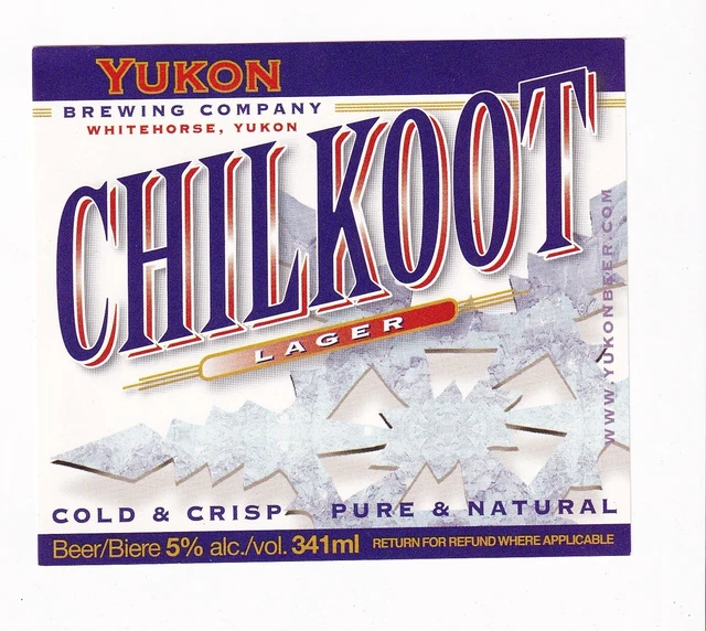 MICRO YUKON BREWING Co, Whitehorse, Yukon, Canada Chilkoot Lager Beer