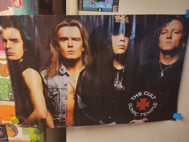 THE CULT BAND SHOT Winterland POSTER - Sonic Temple 1989 Dimeland OSB Publishing