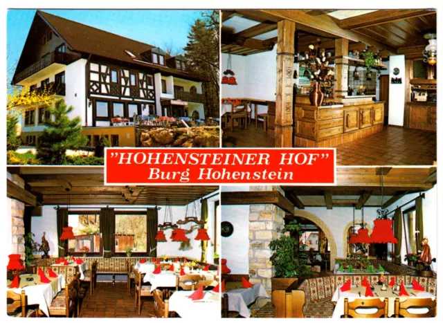 AK, Hohenstein bei Hersbruck, Hohensteiner Hof, vier Abb., um 1980