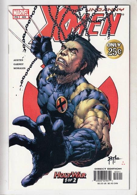 UNCANNY X-MEN #423 (2003-07) Vol 1 MARVEL Austen Garney Jubilee Magma HIGH GRADE