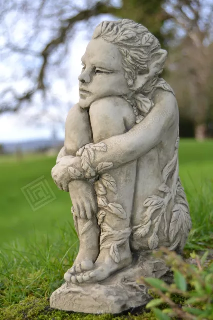 Ivy the Wood Sprite Fairy Stone Garden Ornament