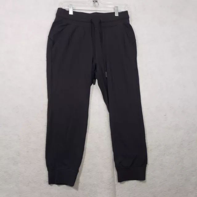 LULULEMON READY TO Rulu Jogger Crop Womens Size 8 Black Drawstring, Flaw  £18.11 - PicClick UK