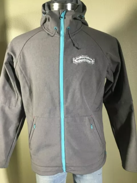 Simms Fishing Sierra Nevada Gray Hooded Rogue Fleece Softshell Jacket Women's XL