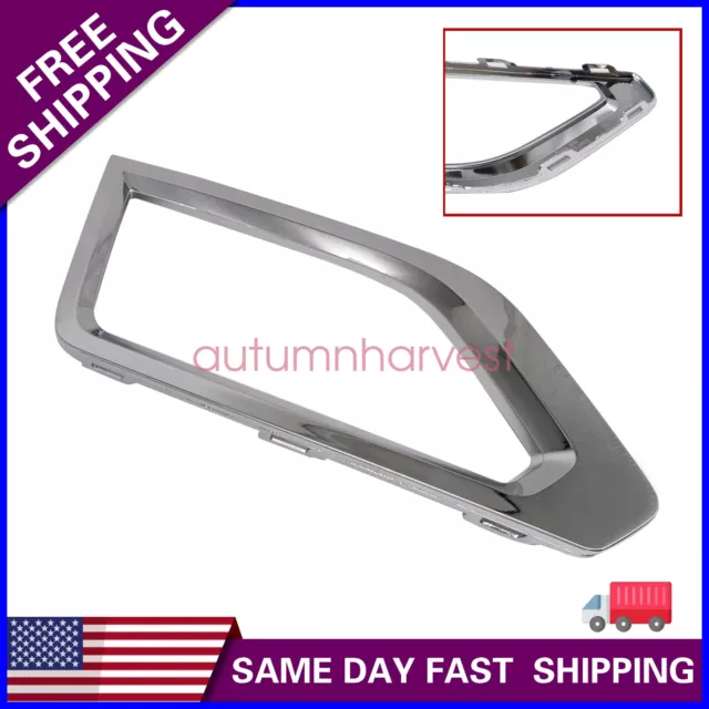 For VW Hand Atlas 18 19-20 Front Driver Left Side Fog Light Trim Driving Lamp US