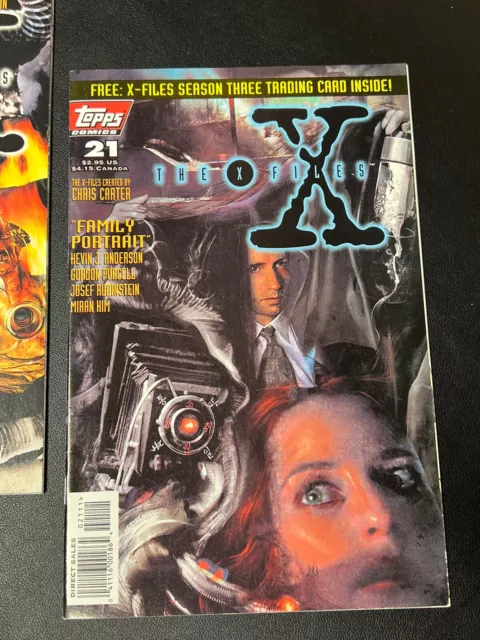 The X Files 1995 Topps 20-21  "Family Portrait"  Parts 1 and 2 Comic 3