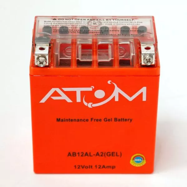 YB12AL-A2 Atom-Gel-Motorradbatterie 12V 12Ah für BMW F 650/650 ST 1994-2000