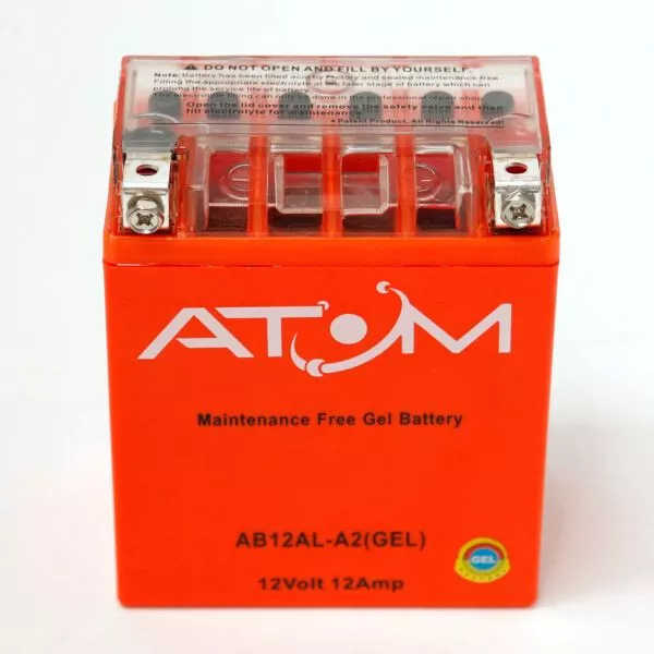 YB12AL-A2 Atom-Gel-Motorradbatterie 12V 12Ah für Yamaha XV 535 Virago 1988-2003