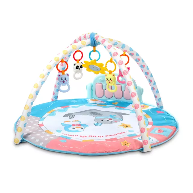 Musical Early Education Gym Play Mat For Baby Infant Toddlers Gift for Newborn a