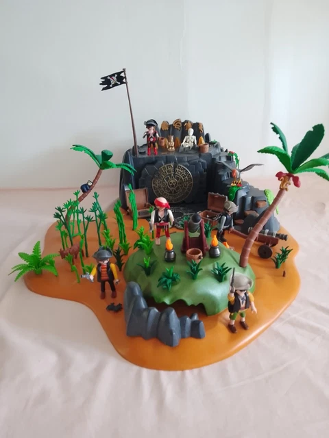 PLAYMOBIL LE RADEAU Des Pirates Comme Neuf Nombreux Accessoires EUR 15
