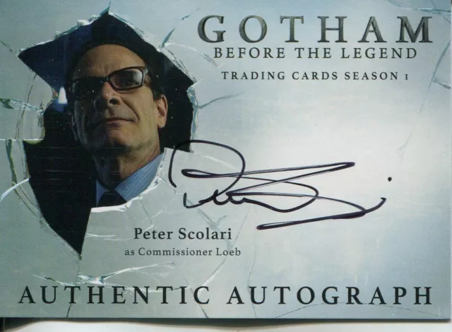 Gotham BTL Season 1 Autograph Card PS Peter Scolari As Commisioner Loeb