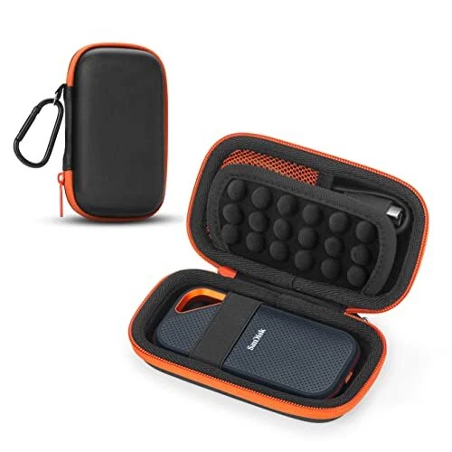 YINKE Étui pour SanDisk Extreme/Pro Crucial BX500/X8 WD My Passport Portable ...