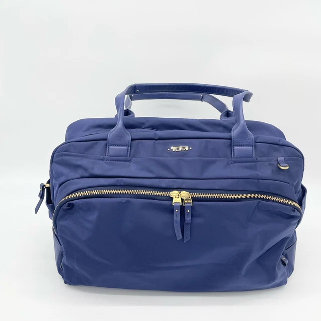 Tumi Voyageur ATHENS Carry-all Moroccan Blue Nylon Travel Tote Carry-on Duffel