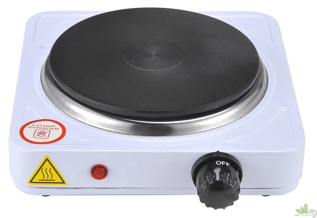 Fornello Elettrico Portatile Aigostar Gem - Piastra In Ghisa Da 18,3cm, 1500W, 5 Livelli Di Temperatura, Anti-Surriscaldamento - Foto 3