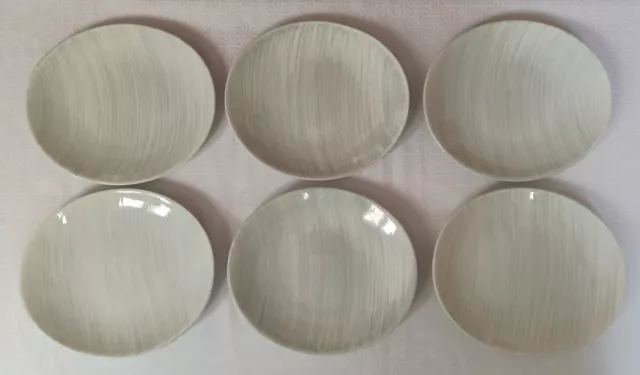 6 ASSIETTES PLATES EN FAÏENCE DE SALINS modèle CARAÏBES