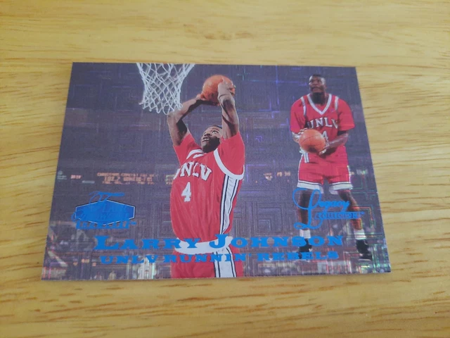 2012-13 Fleer Retro Larry Johnson Legacy Collection #028/100 UNLV Hornets Knicks