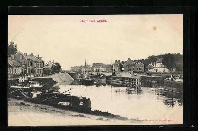 CPA Longueil-Annel, vue générale