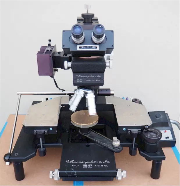 Micromanipulator Co. Model 6000 Wafer Probe Station *clean and shiny!* PLS READ!