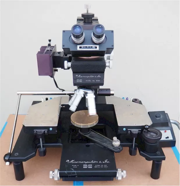 Micromanipulator Co. Model 6000 Wafer Probe Station *clean and shiny!* PLS READ! Micromanipulator Co. Model 6000 Wafer Probe Station *clean and shiny!* PLS READ!