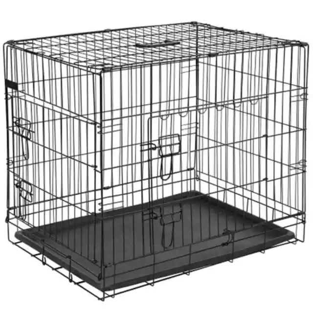 @Pet Cage pour chien 50,8x30,5x35,5 cm Métal Noir 15006 , Cages de transport pou