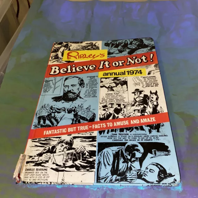 RIPLEY'S BELIEVE IT OR NOT ANNUAL 1974 Fantastic but True Facts to Amuse & Amaze