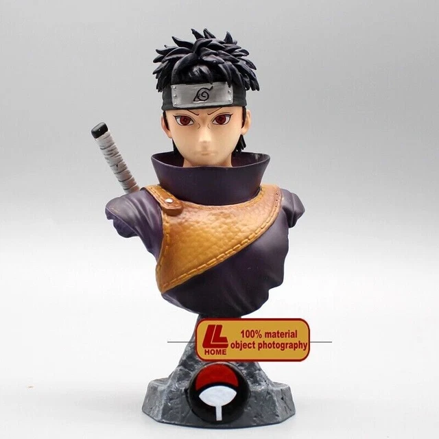 ANIME NINJA SHIPPUDEN Uchiha Shisui Head Bust PVC Figure Toy Gift Desk
