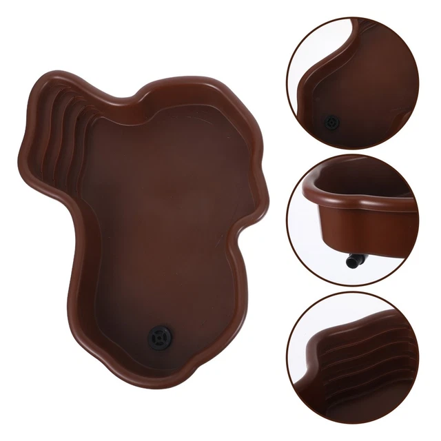 TURTLE EXTRA LARGE Bathtub Reptile Ramp Bathing Pool Terrarium Bowl $41 ...