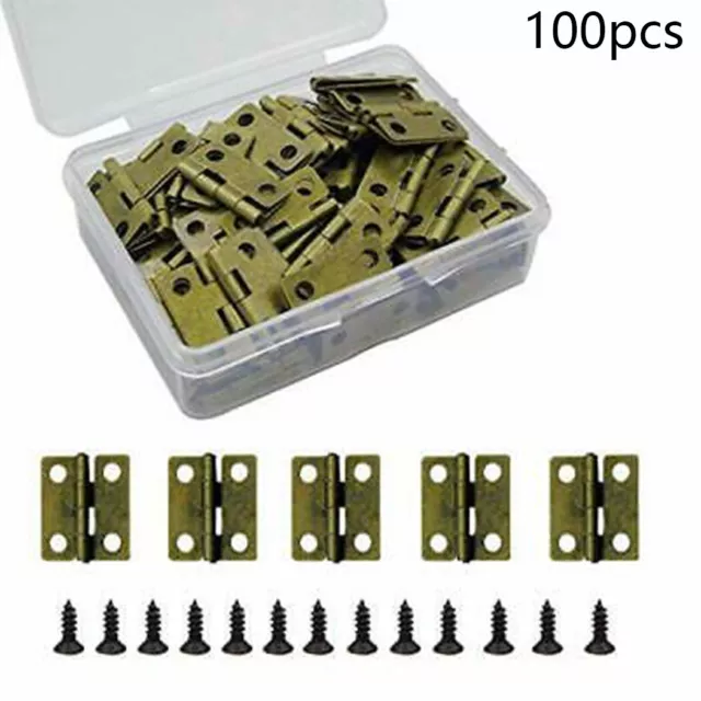 Piccole cerniere Granmp piccola scatola ottone metallo mini cerniere