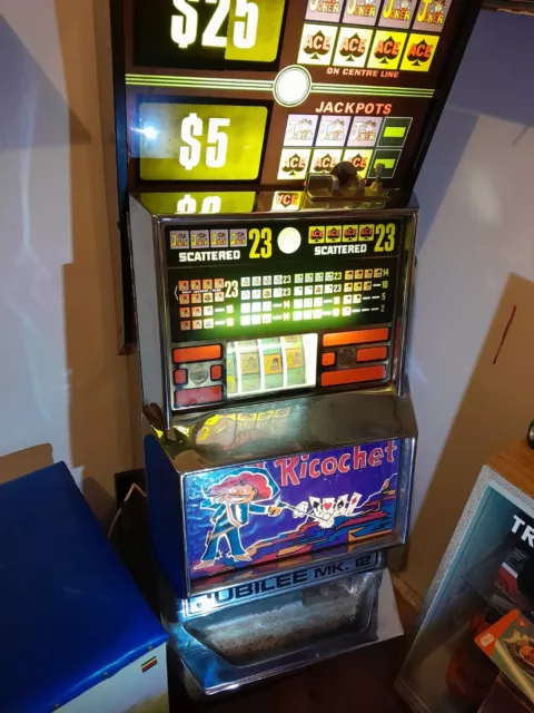 Jubilee Mk.12 Pokie Machine - One Armed Bandit Slot Machine - Ricochet 2