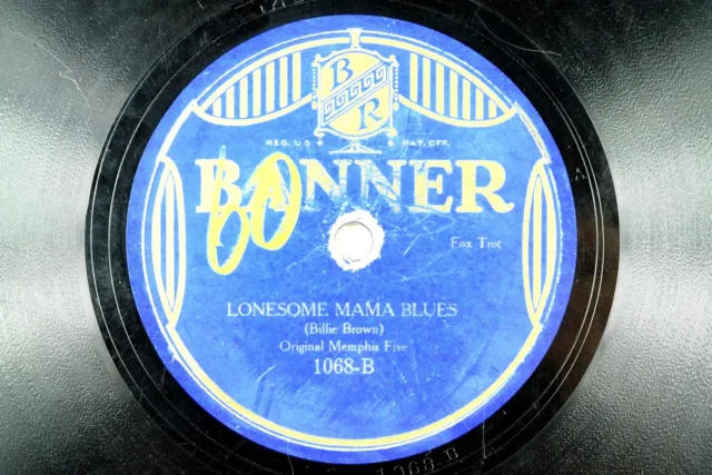 Original Memphis Five - Hot Pre-War Jazz 78 RPM - Lonesome Mama Blues A14