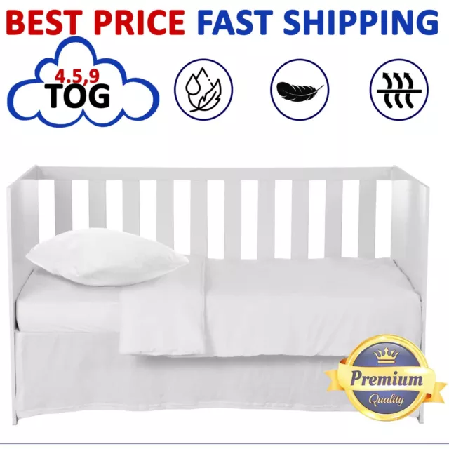 Modern Baby Toddler Duvet Quilt And Pillow Cot Bed Set 4.5, 7.5 And 9 TOG
