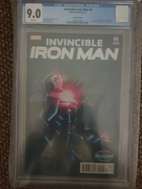 The Invincible Iron Man 9 Variant Turcotte *Marvel, Riri, 2016, UK Seller*