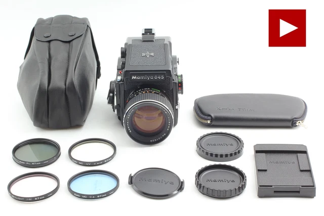 ⏯[Top MINT] Mamiya M645 1000S Film Camera Sekor C 80mm f1.9 Lens from JAPAN