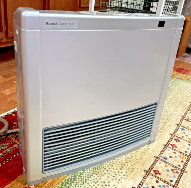 Rinnai Capella 18Plus Convector Silver Natural Gas Heater Item Number CA18PSN