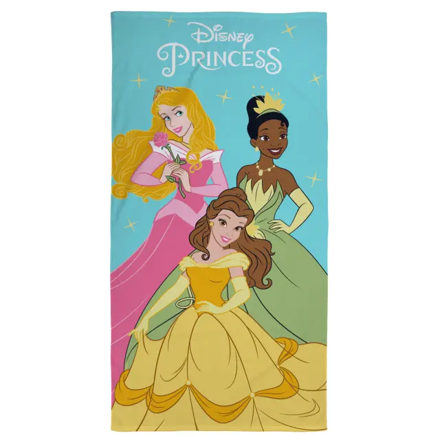 Disney Princess Breloque Serviette 100% Coton Enfants Bain Plage Piscine