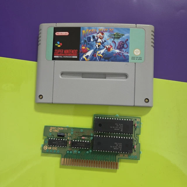 MEGA MAN X Super Nintendo SNES Game Cartridge £57.90 - PicClick UK