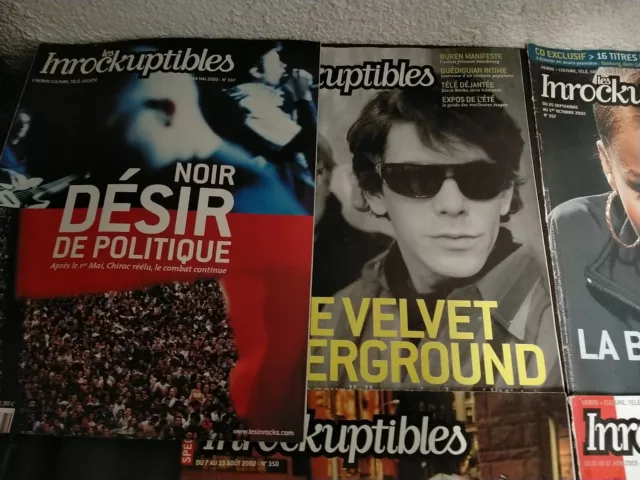 Lot de 13 revues magazines LES INROCKUPTIBLES livraison offerte !!!!!!!!!!!!!!!! 2