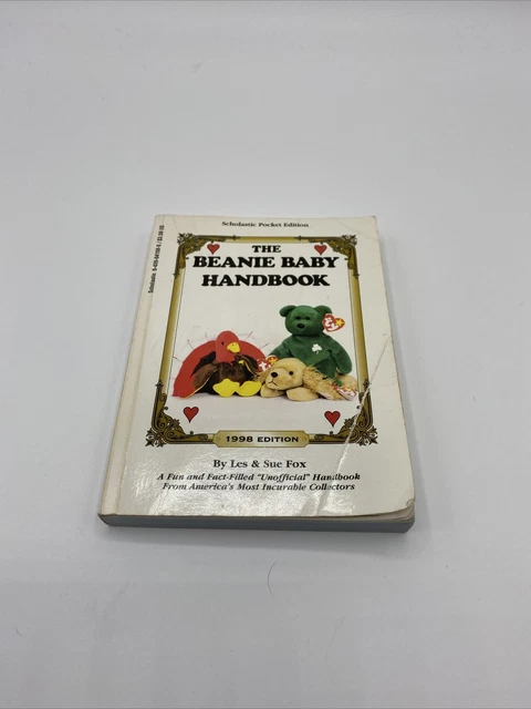 The Beanie Baby Handbook 1998 Scholastic Pocket Edition by Les & Sue Fox Vintage