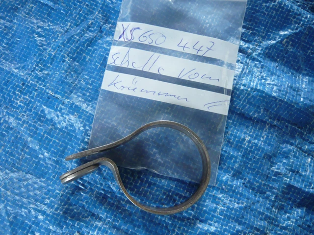 Yamaha XS 650 tipo 447 fascetta dal collettore nastro inferiore tubo scarico 447-14715-02