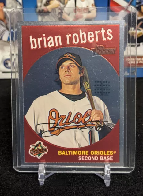 2008 Topps Heritage Brian Roberts Chrome /1959 Orioles Parallel #C166