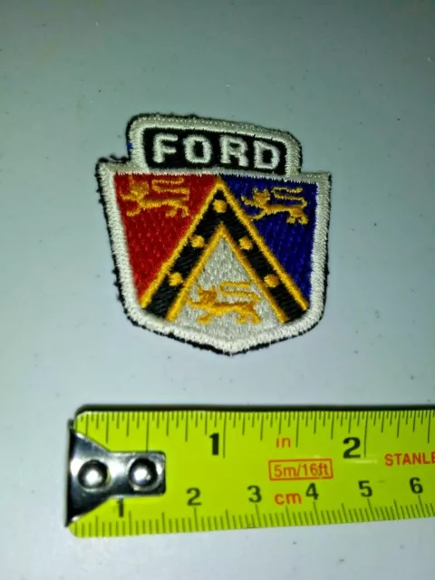 VINTAGE Embroidered Automotive Gasoline Patch UNUSED - FORD small