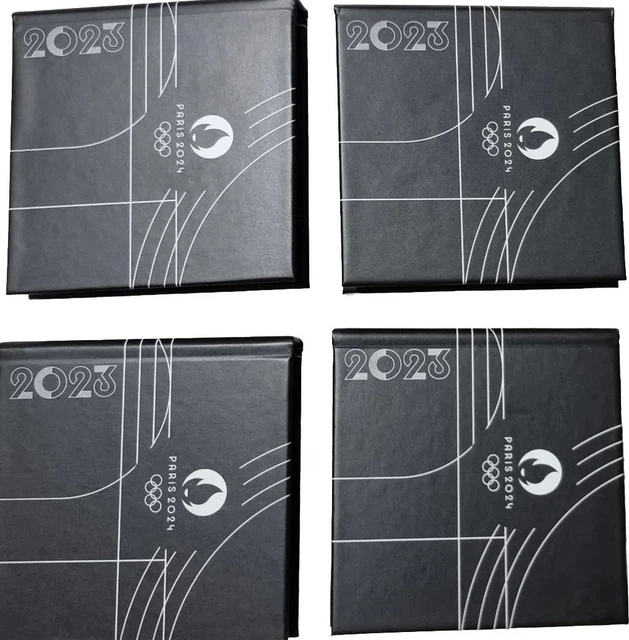 LOT 4 COFFRETS JO jeux olympique 2024 belle épreuve Proof 2023 BE Année