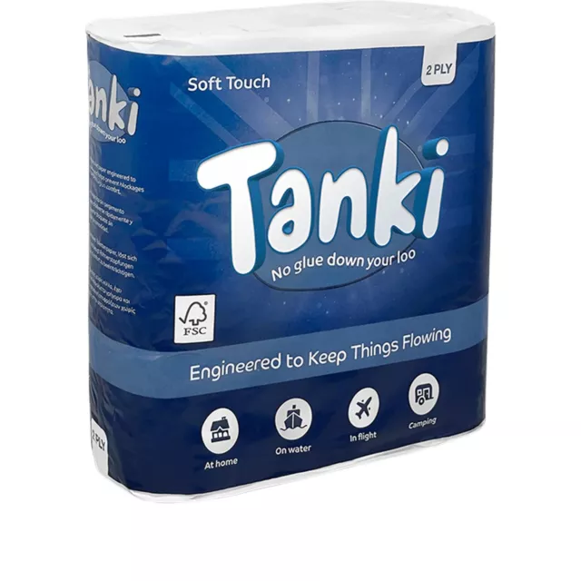 Tanki 2 Ply Toilet Rolls | Soft and Strong