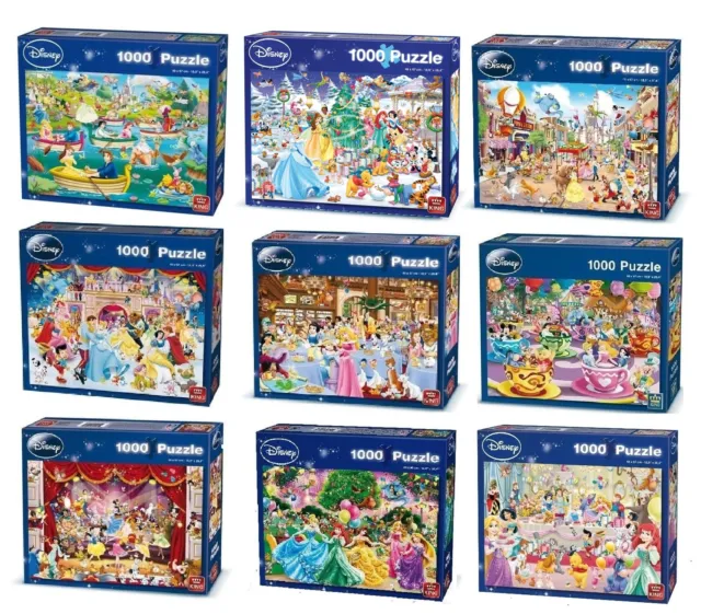Disney 1000 Piece Jigsaw Puzzles Choice of 12 Official Cartoon Licensed Designs 2