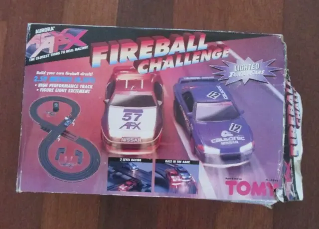 AFX Aurora By Tomy Fireball Challenge 3 Slot cars, Scalextric Racing..FREE POST