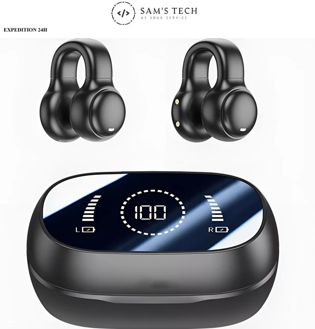 Écouteurs Bluetooth 5.3 Nouvelle Génération – Sans Fil, Son Immersif – Blanc
