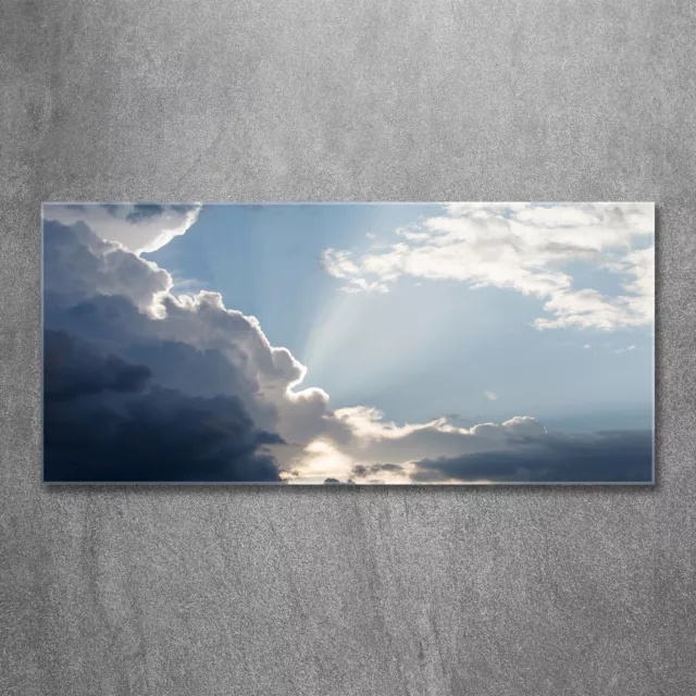 Decoración Imagen Pintura Moderna Arte De La Pared 120x60 Nubes en el cielo