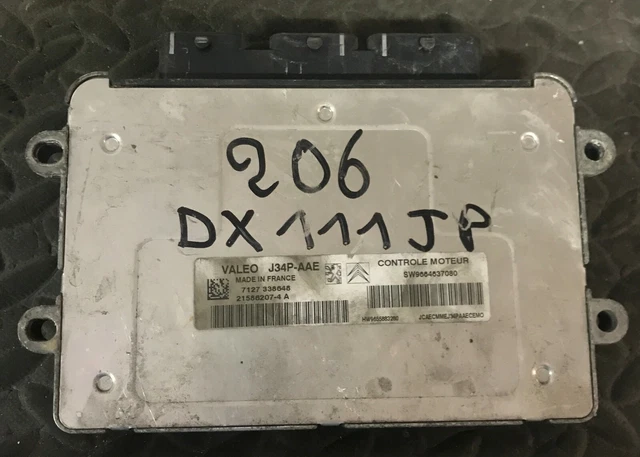 Calculateur Décodé Peugeot 206 1.4i - Référence Valeo SW9665666980 - Remanufacturé