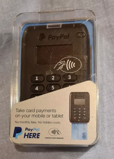 PayPal HERE UK Contactless Credit Debit Card Reader Brand New In Box / Fault