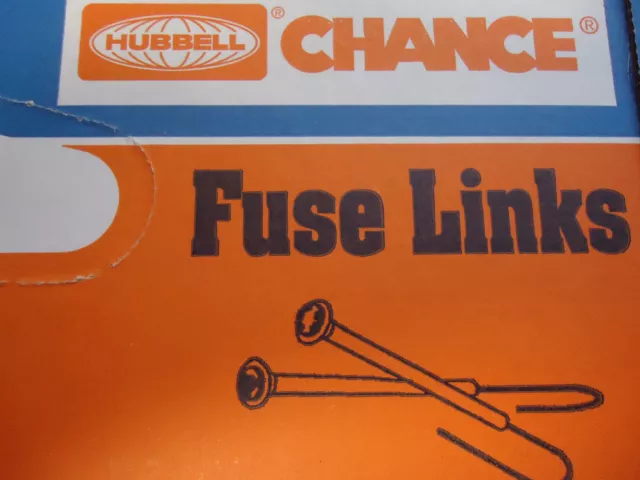 Hubbell Chance Fuse Link Type K Removable Button Head 20 Amps M20KA23