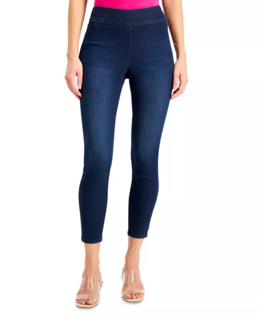 MSRP $70 Inc International Concepts Petite Pull-On Jeggings Blue Size 2 P